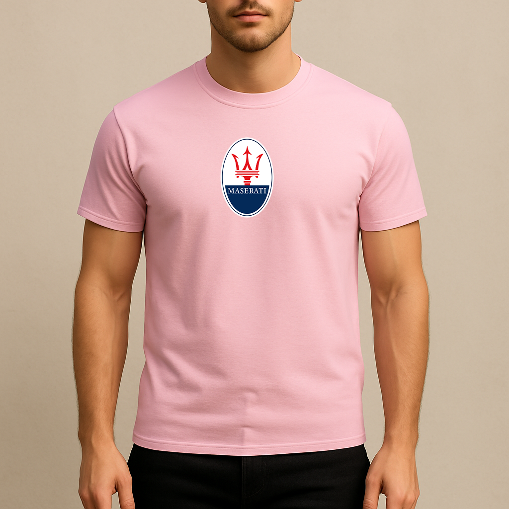 Men’s Maserati Car Cotton T-Shirt